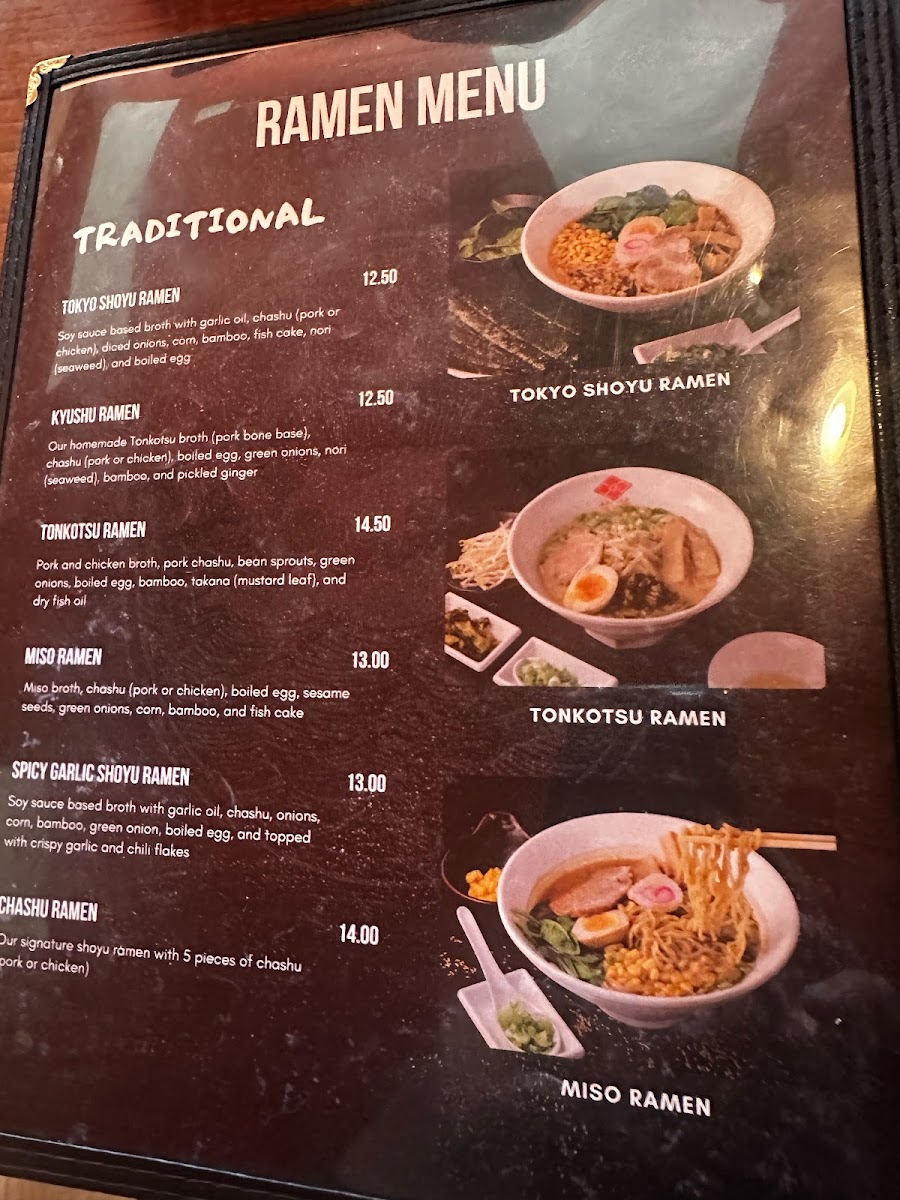 Kyushu Ramen Menu - Image 3